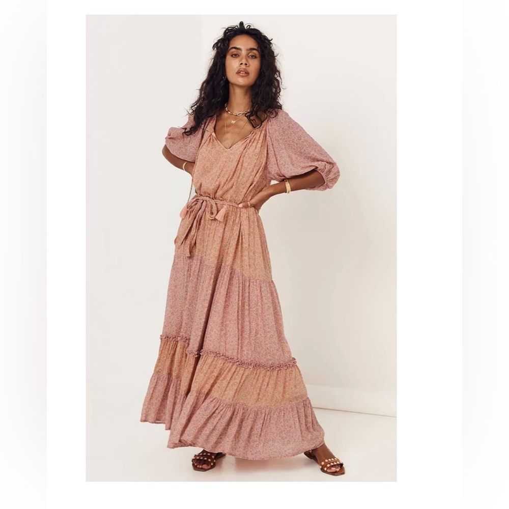 Spell & the Gypsy Rae Gown in peach size Large
